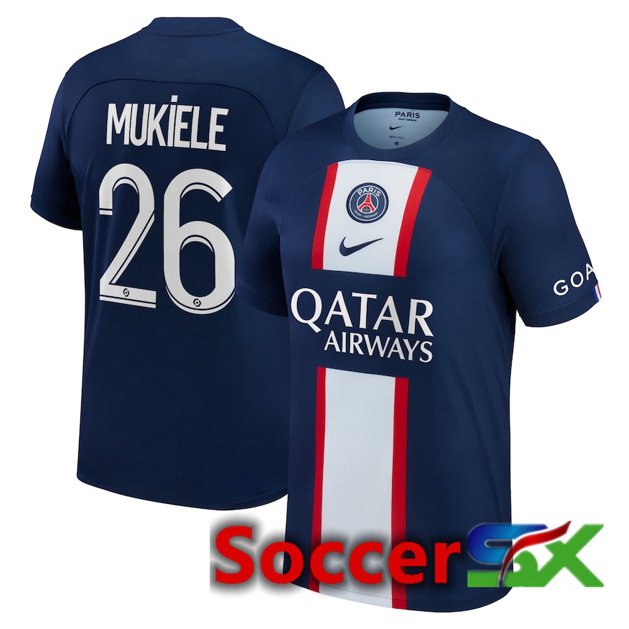 Paris PSG (Mukiele 26) Home Jersey 2022/2023