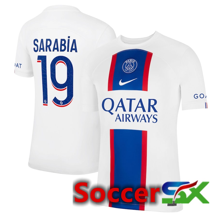 Paris PSG (Sarabia 19) Third Jersey 2022/2023