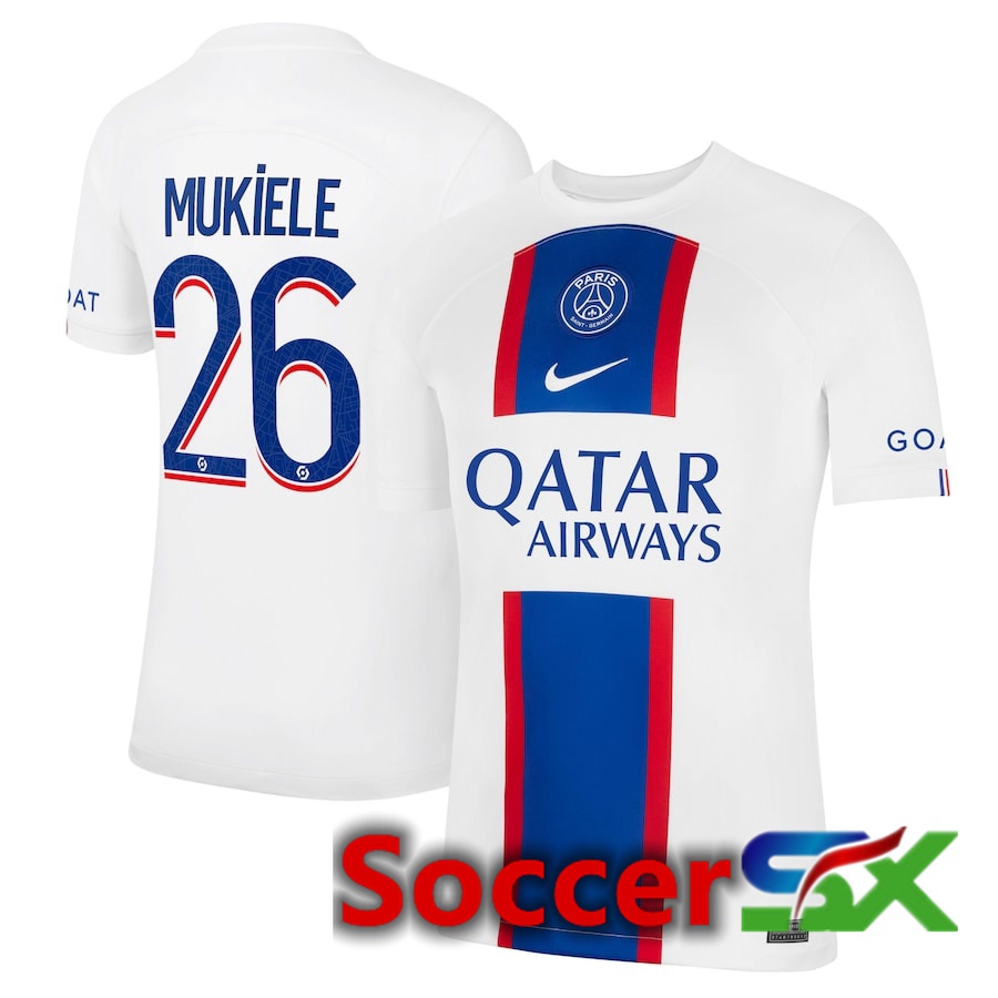 Paris PSG (Mukiele 26) Third Jersey 2022/2023