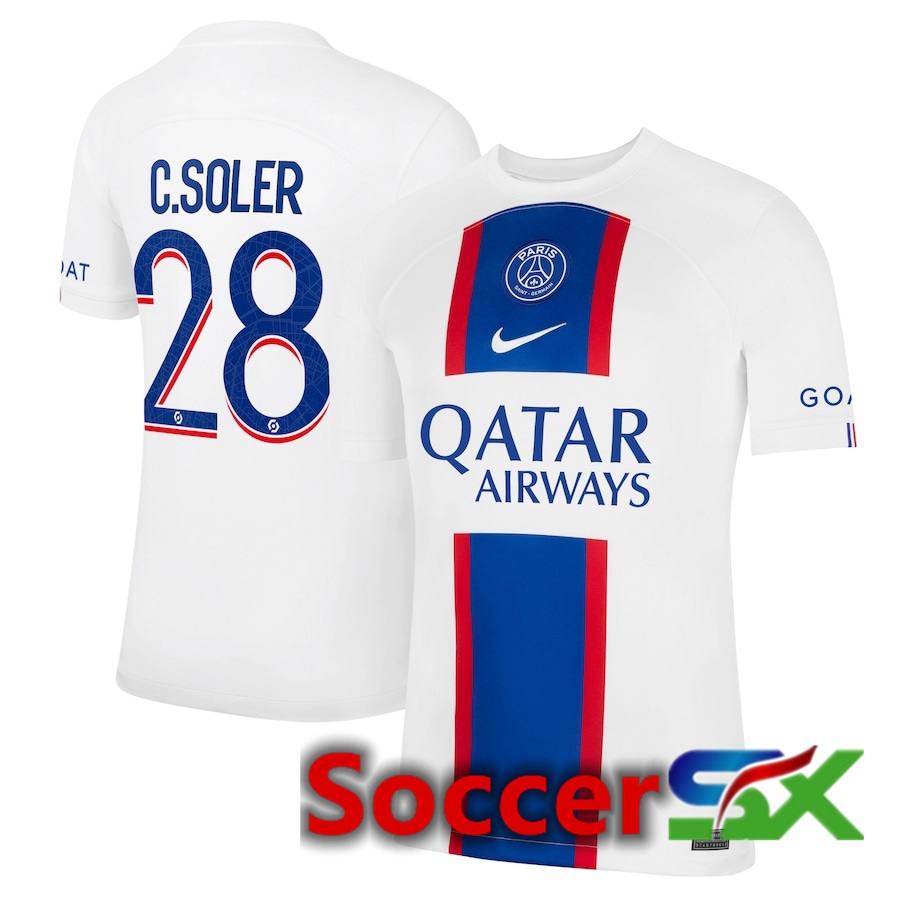 Paris PSG (C.Soler 28) Third Jersey 2022/2023