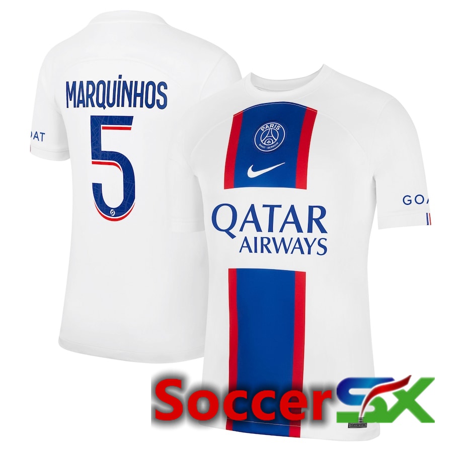 Paris PSG (Marquinhos 5) Third Jersey 2022/2023