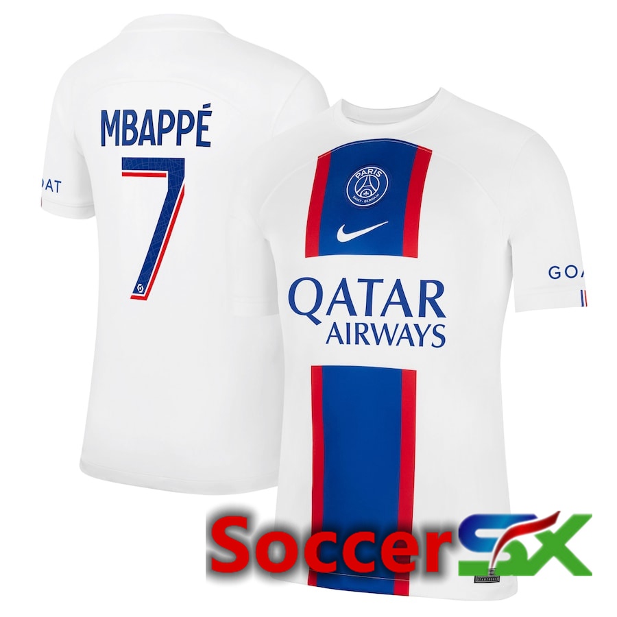 Paris PSG (Mbappé 7) Third Jersey 2022/2023