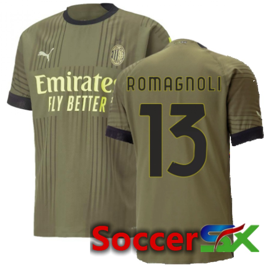 AC Milan (Romagnoli 13) Third Jersey 2022/2023