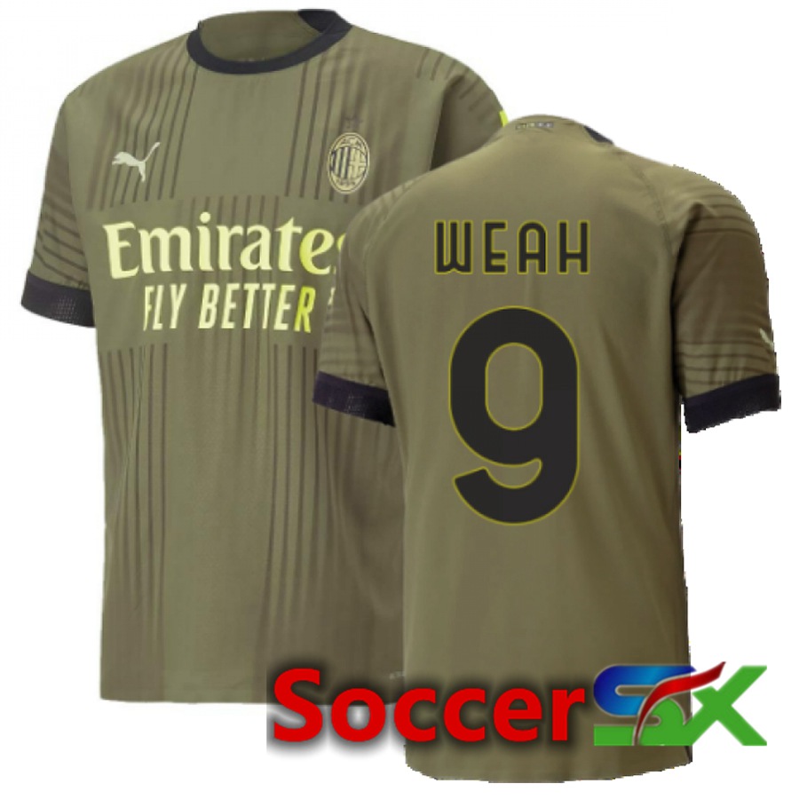 AC Milan (Weah 9) Third Jersey 2022/2023