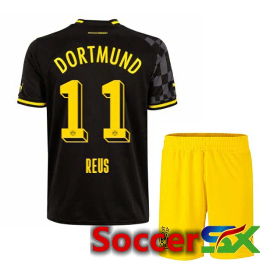 Dortmund BVB (REUS 11) Kids Away Jersey 2022/2023