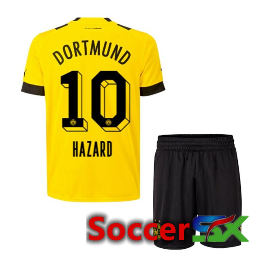 Dortmund BVB (HAZARD 10) Kids Home Jersey 2022/2023