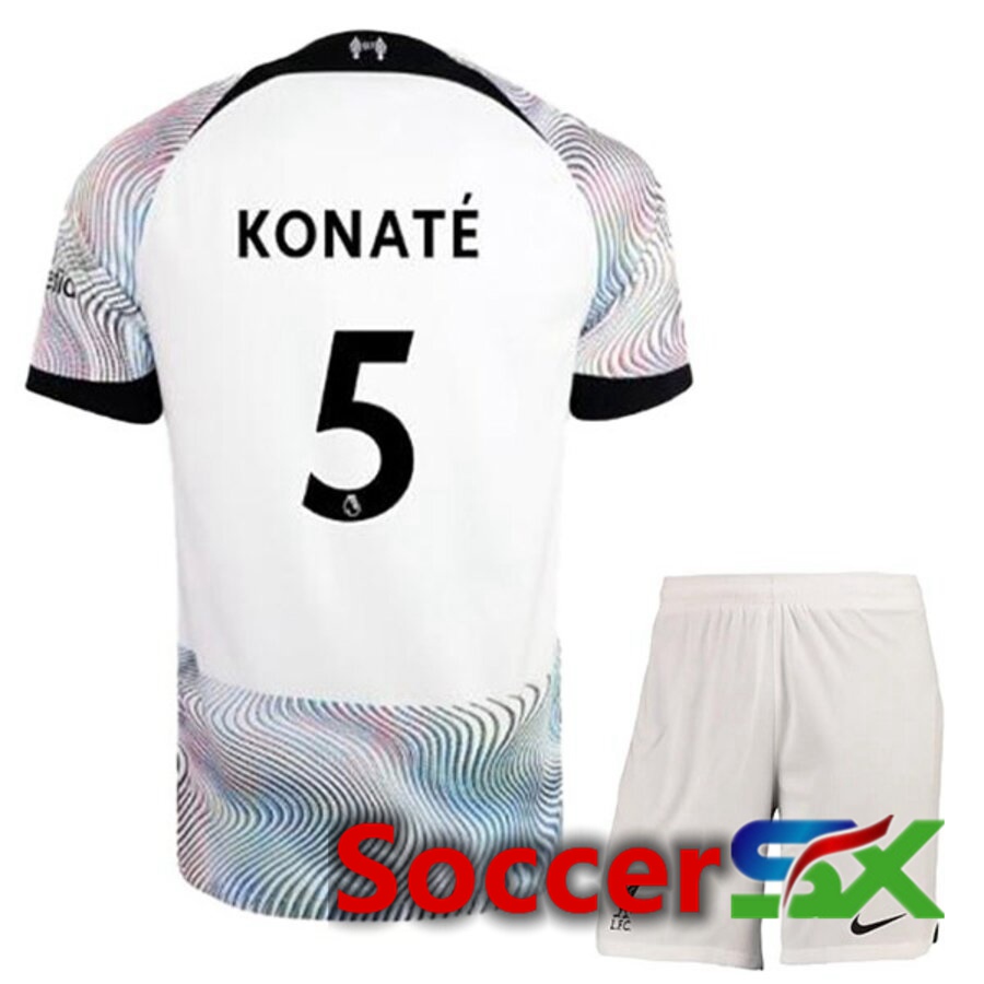 FC Liverpool（KONATE 5）Kids Away Jersey 2022/2023