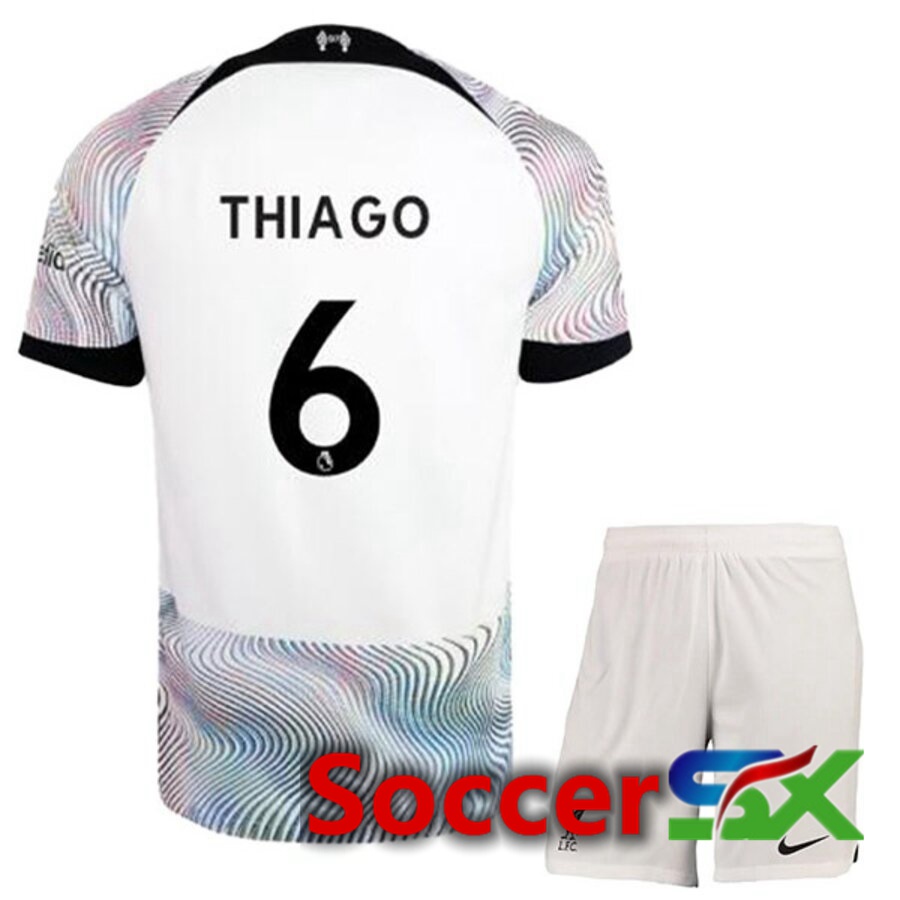 FC Liverpool（THIAGO 6）Kids Away Jersey 2022/2023