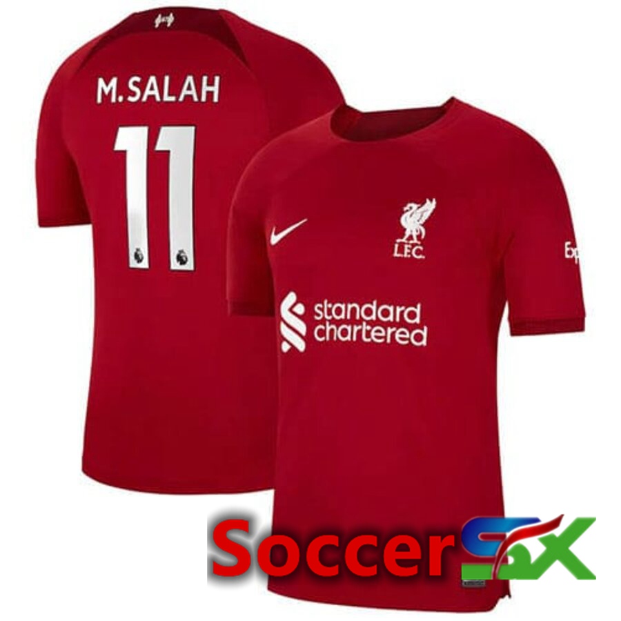FC Liverpool（M.SALAH 11）Home Jersey 2022/2023