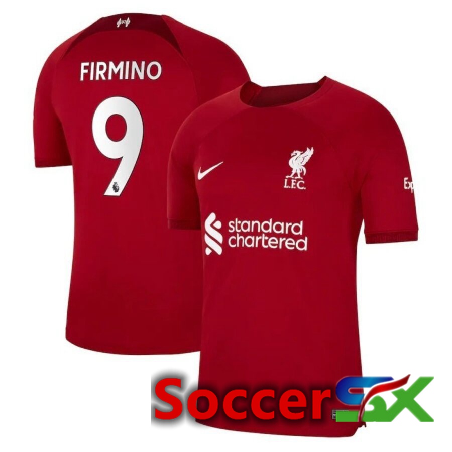 FC Liverpool（FIRMINO 9）Home Jersey 2022/2023