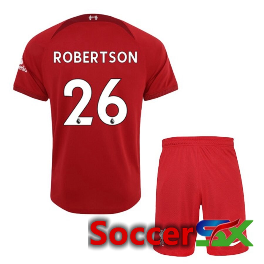 FC Liverpool（ROBERTSON 26）Kids Home Jersey 2022/2023