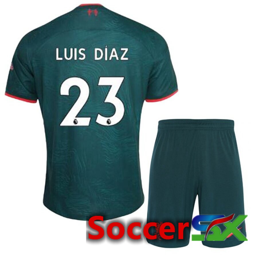 FC Liverpool（LUISDIAZ 23）Kids Third Jersey 2022/2023