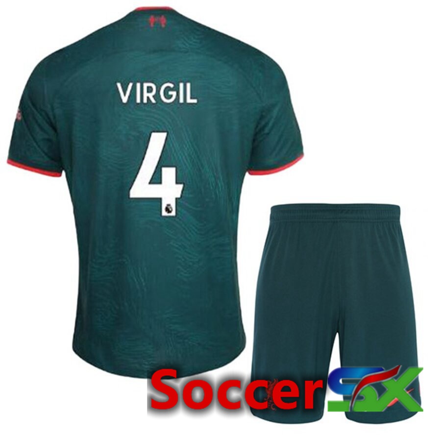 FC Liverpool（VIRGIL 4）Kids Third Jersey 2022/2023