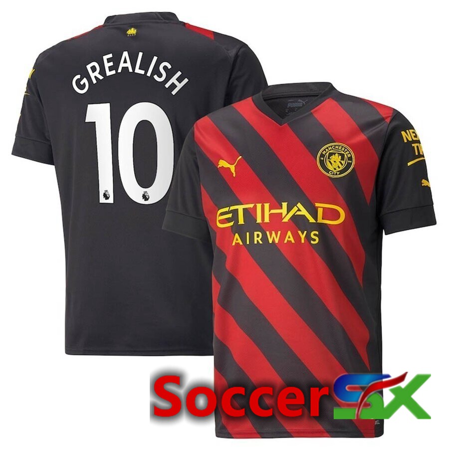 Manchester City（GREALISH 10）Away Jersey 2022/2023