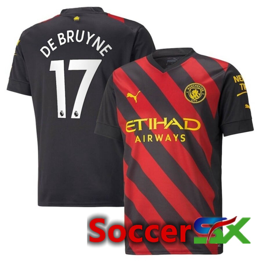 Manchester City（DEBRUYNE 17）Away Jersey 2022/2023