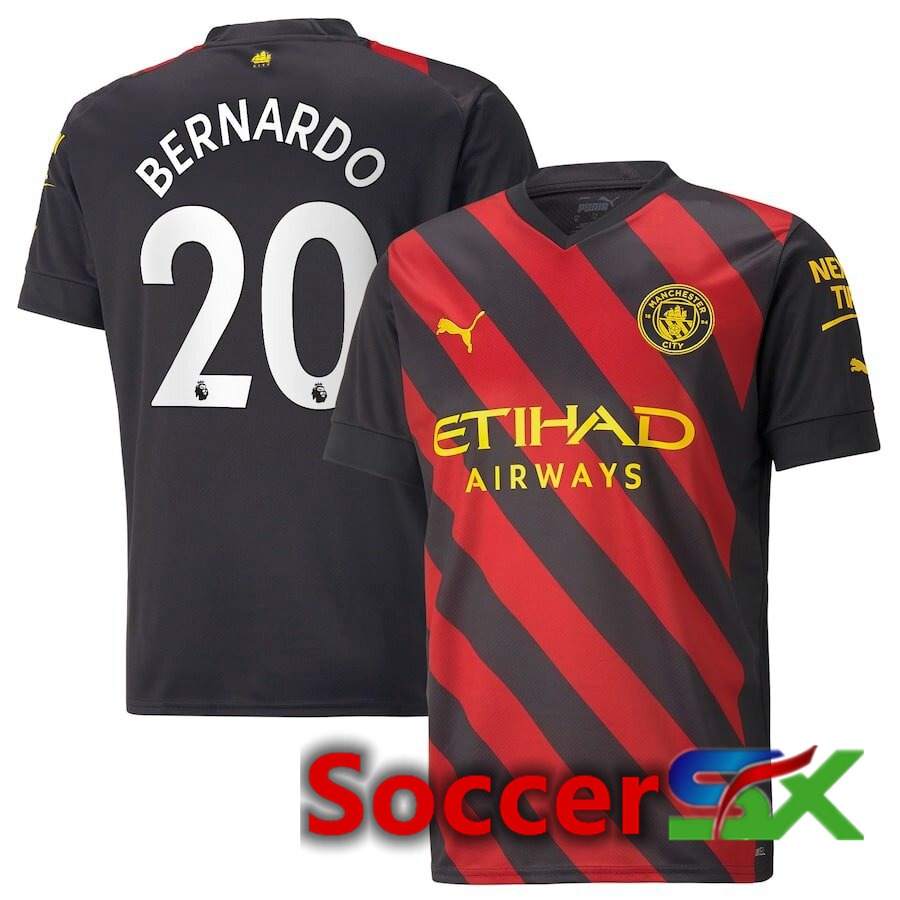 Manchester City（BERNARDO 20）Away Jersey 2022/2023