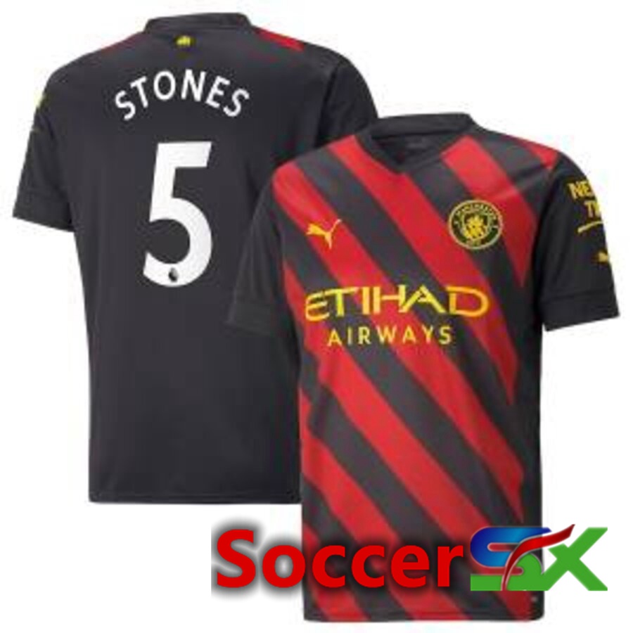 Manchester City（STONES 5）Away Jersey 2022/2023