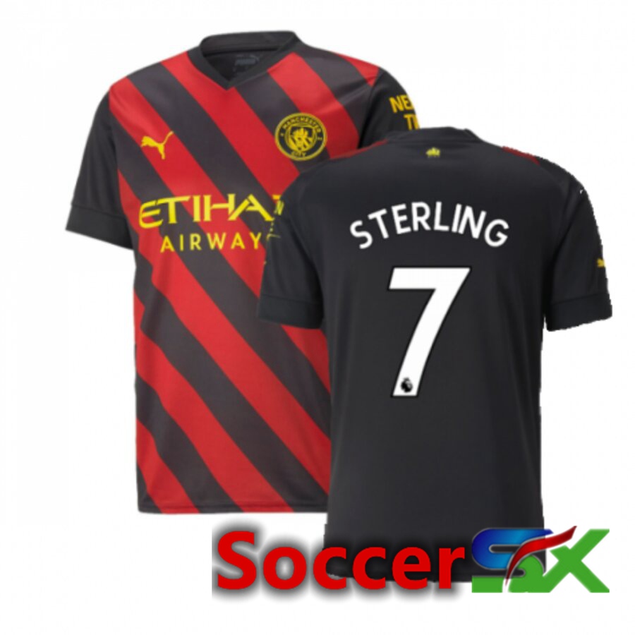 Manchester City（STERLING 7）Away Jersey 2022/2023