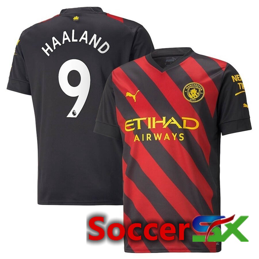 Manchester City（HAALAND 9）Away Jersey 2022/2023