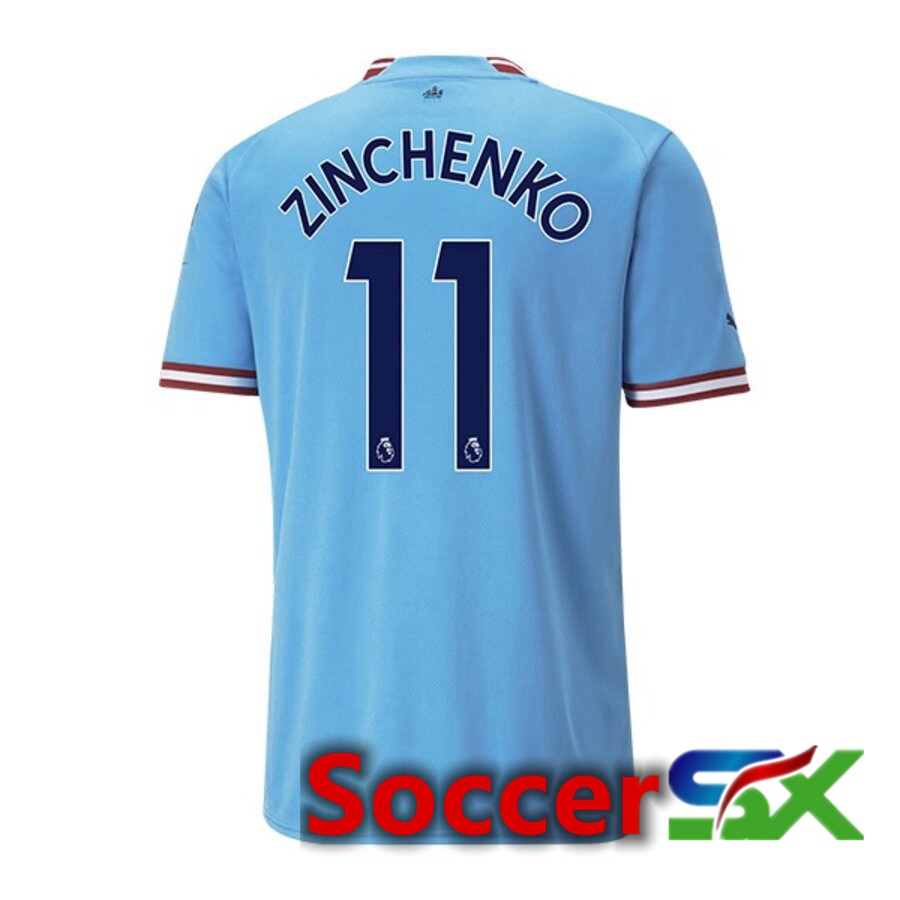 Manchester City（ZINCHENKO 11）Home Jersey 2022/2023