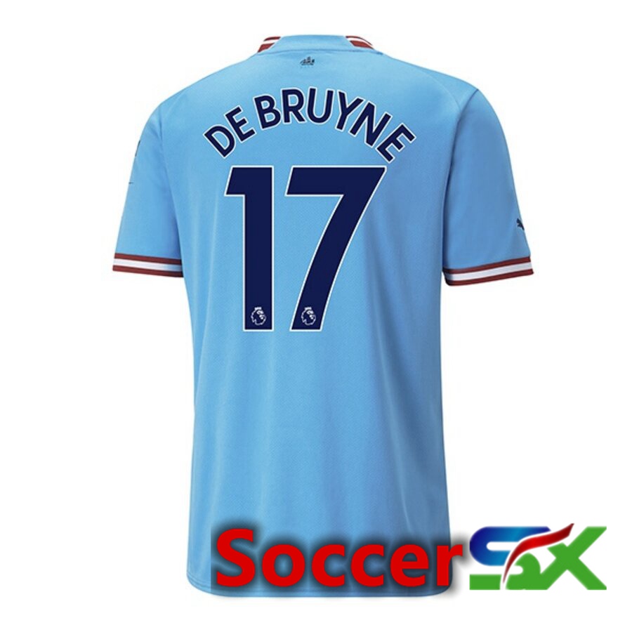 Manchester City（DEBRUYNE 17）Home Jersey 2022/2023