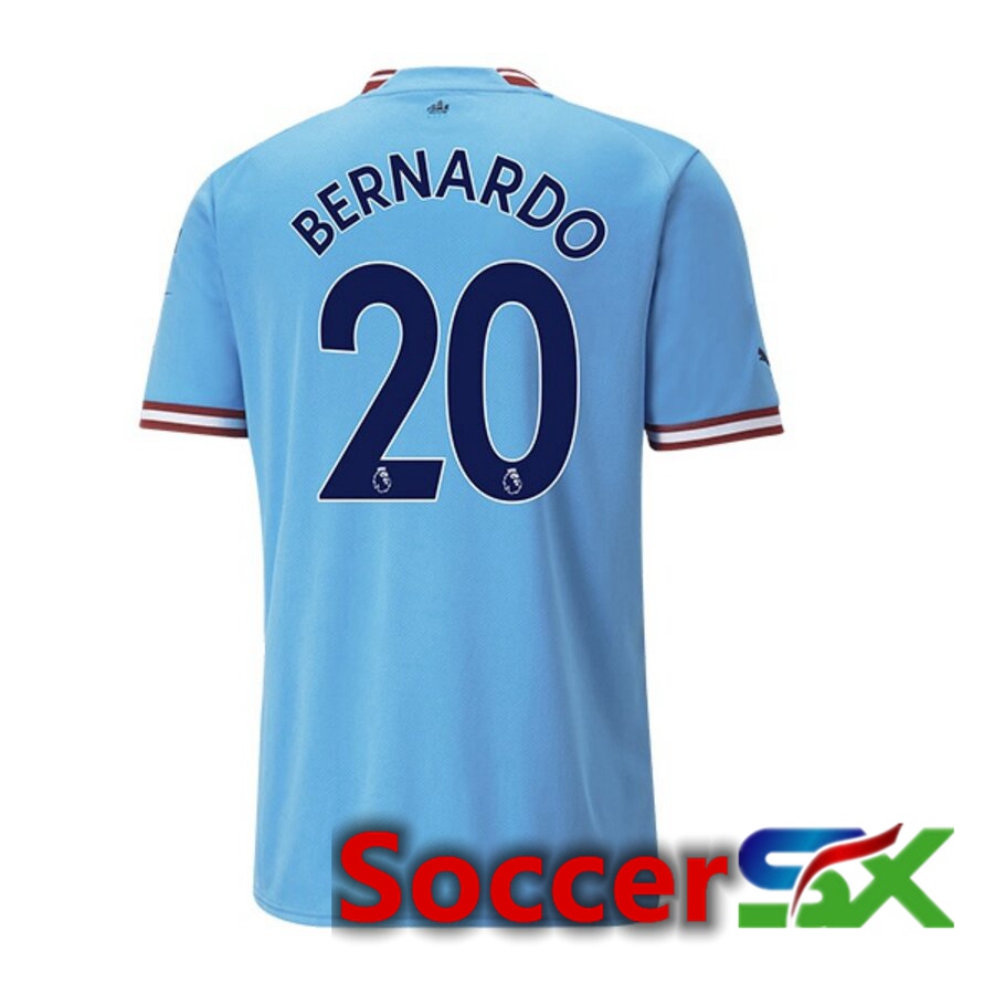 Manchester City（BERNARDO 20）Home Jersey 2022/2023