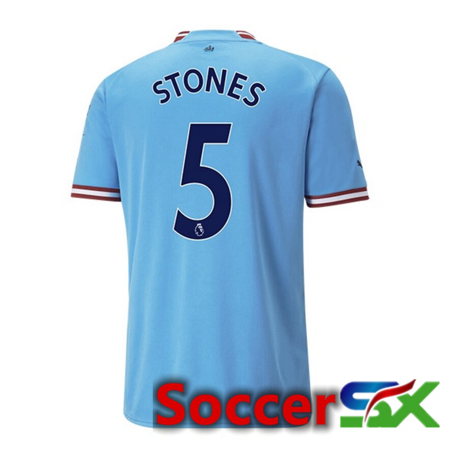 Manchester City（STONES 5）Home Jersey 2022/2023