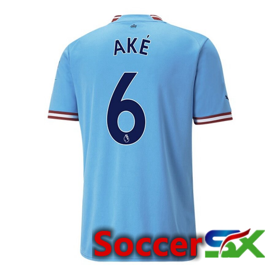 Manchester City（AKE 6）Home Jersey 2022/2023