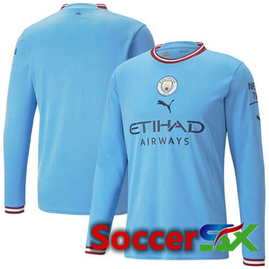 Manchester City Home Jersey Long sleeve 2022/2023