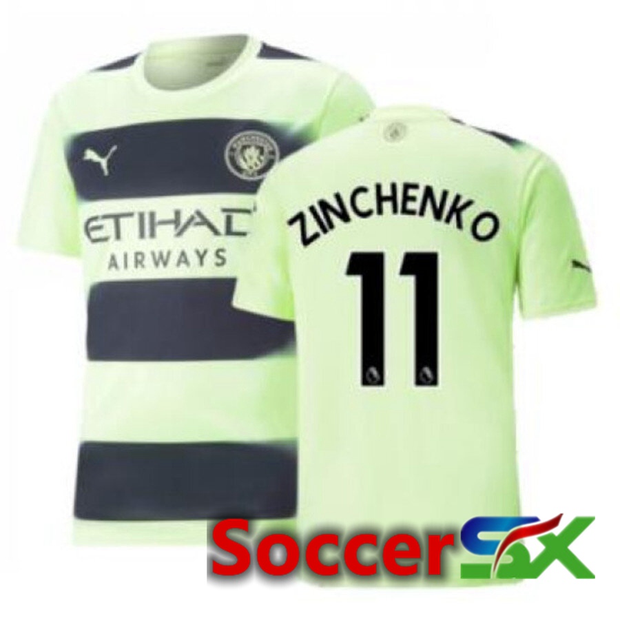 Manchester City（ZINCHENKO 11）Third Jersey 2022/2023