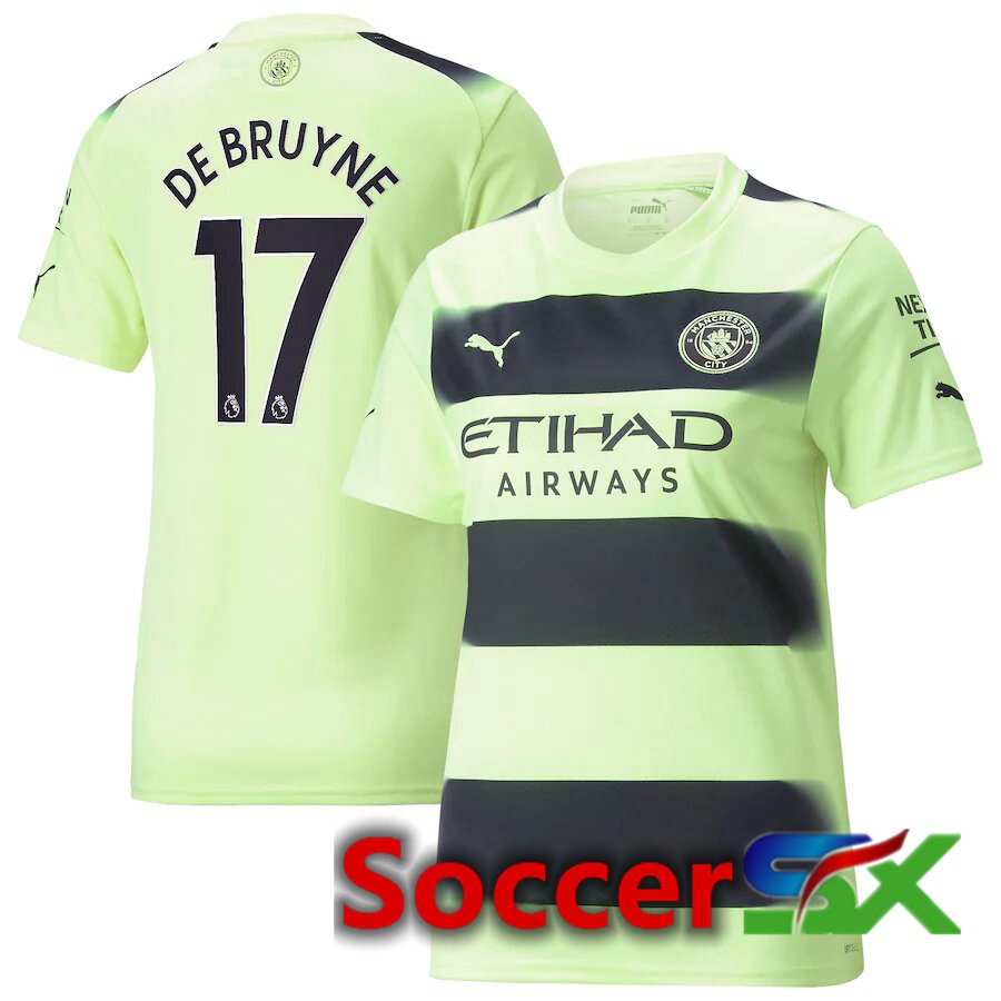 Manchester City（DEBRUYNE 17）Third Jersey 2022/2023