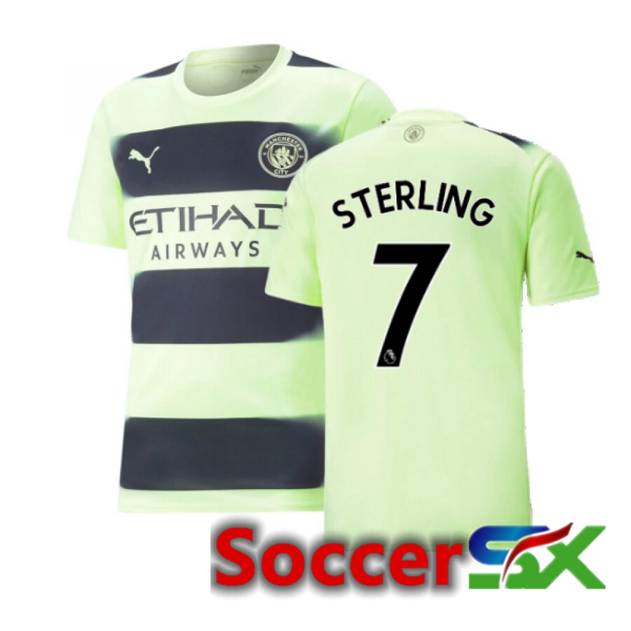 Manchester City（STERLING 7）Third Jersey 2022/2023