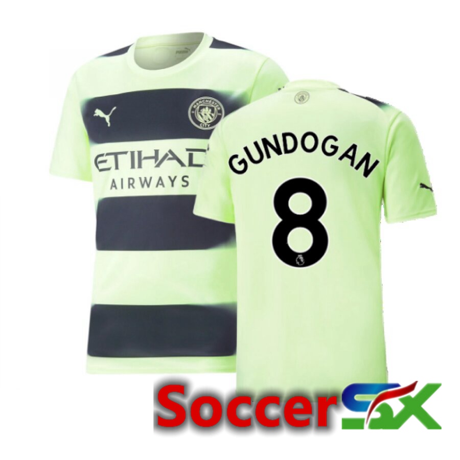 Manchester City（GUNDOGAN 8）Third Jersey 2022/2023