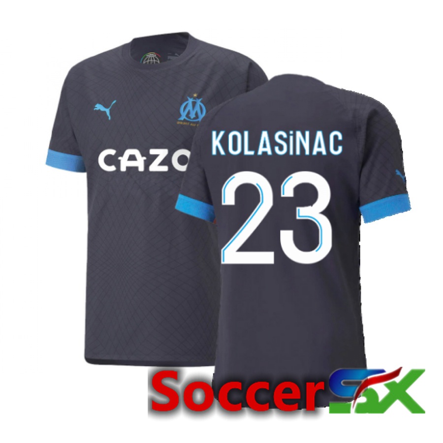 Marseille OM (Kolasinac 23) Away Jersey 2022/2023