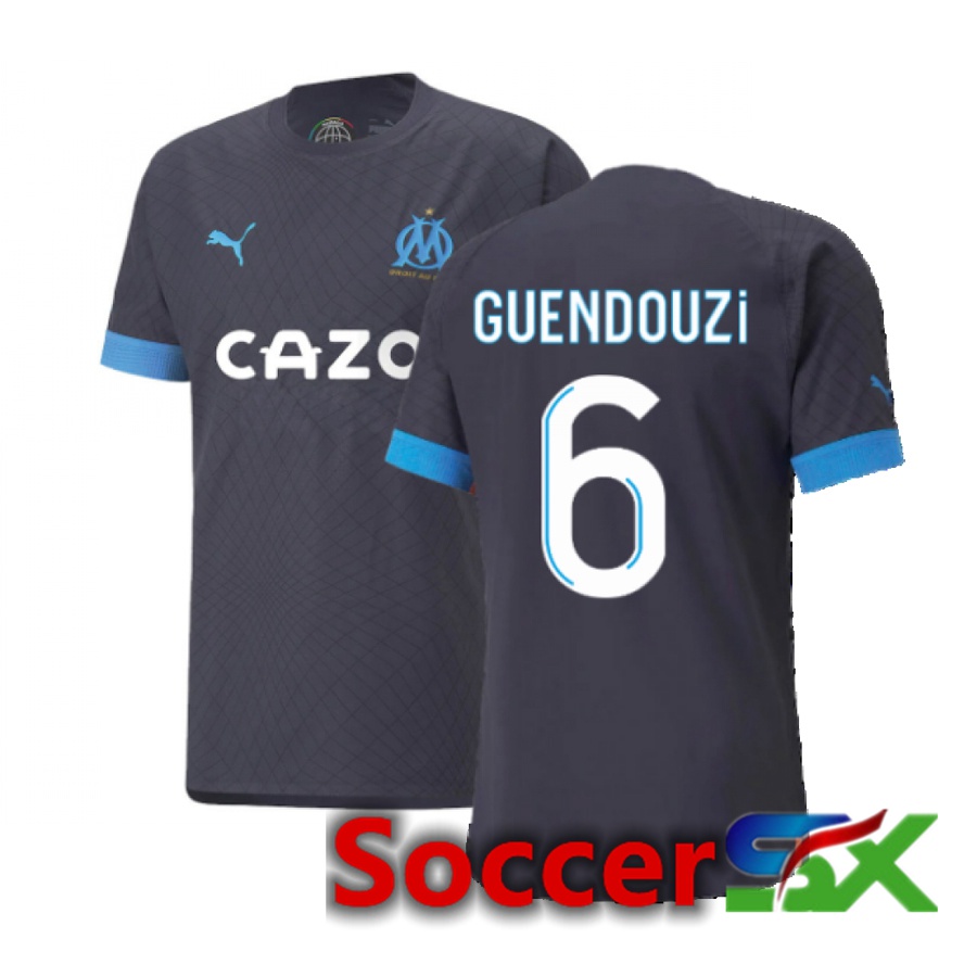 Marseille OM (Guendouzi 6) Away Jersey 2022/2023