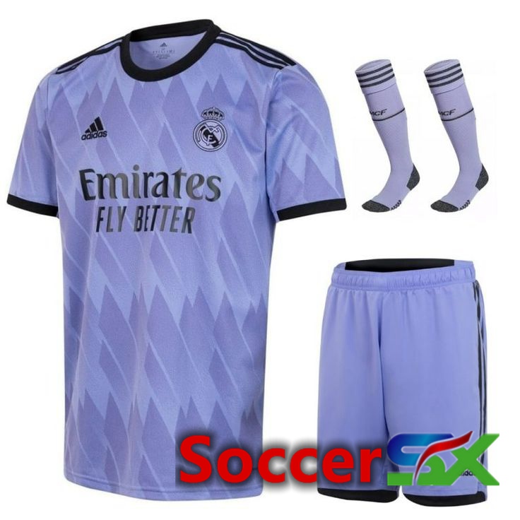 Real Madrid Away Jersey (Shorts + Sock) 2022/2023